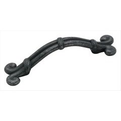 Cyprus 3 Inch Center to Center Wrought Iron Dark Cabinet Pull Cyprus 3 Inch Center to Center Wrought Iron Dark Cabinet Pull