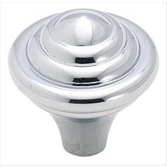 Divinity 1-1/4 Inch Diameter Polished Chrome Cabinet Knob Divinity 1-1/4 Inch Diameter Polished Chrome Cabinet Knob