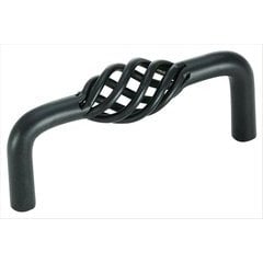Village Classics 3 Inch Center to Center Flat Black Cabinet Pull Village Classics 3 Inch Center to Center Flat Black Cabinet Pull