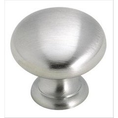 Brass Classics 1-1/4 Inch Diameter Brushed Dull Chrome Cabinet Knob Brass Classics 1-1/4 Inch Diameter Brushed Dull Chrome Cabinet Knob