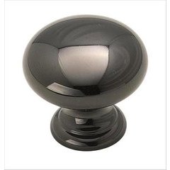 Brass Classics 1-1/4 Inch Diameter Black Nickel Cabinet Knob Brass Classics 1-1/4 Inch Diameter Black Nickel Cabinet Knob