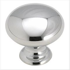 Brass Classics 1 Inch Diameter Polished Chrome Cabinet Knob Brass Classics 1 Inch Diameter Polished Chrome Cabinet Knob