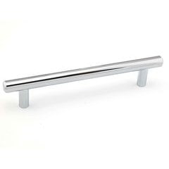 Contemporary 5-1/32 Inch Center to Center Bar Pulls with Chrome Finish Contemporary 5-1/32 Inch Center to Center Bar Pulls with Chrome Finish