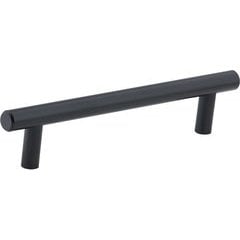 Contemporary 5-1/32 Inch Center to Center Bar Pulls with Matte Black Finish Contemporary 5-1/32 Inch Center to Center Bar Pulls with Matte Black Finish
