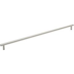 Contemporary 22-1/8 Inch Center to Center Bar Pulls with Nickel Finish Contemporary 22-1/8 Inch Center to Center Bar Pulls with Nickel Finish