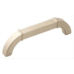 Vasari 3-3/4 Inch Center to Center Satin Nickel Cabinet Pull Vasari 3-3/4 Inch Center to Center Satin Nickel Cabinet Pull