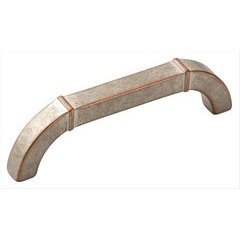 Vasari 3-3/4 Inch Center to Center Weathered Nickel Copper Cabinet Pull Vasari 3-3/4 Inch Center to Center Weathered Nickel Copper Cabinet Pull