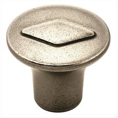 Vasari 1-3/16 Inch Diameter Antique Nickel Cabinet Knob Vasari 1-3/16 Inch Diameter Antique Nickel Cabinet Knob