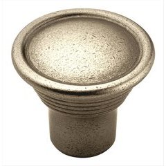 Vasari 1-3/16 Inch Diameter Antique Nickel Cabinet Knob Vasari 1-3/16 Inch Diameter Antique Nickel Cabinet Knob