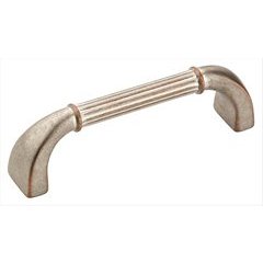 Vasari 3-3/4 Inch Center to Center Weathered Nickel Copper Cabinet Pull Vasari 3-3/4 Inch Center to Center Weathered Nickel Copper Cabinet Pull