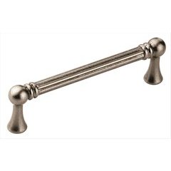 Vasari 3-3/4 Inch Center to Center Antique Nickel Cabinet Pull Vasari 3-3/4 Inch Center to Center Antique Nickel Cabinet Pull