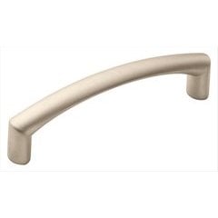 Essential'Z 3-3/4 Inch Center to Center Satin Nickel Matte Cabinet Pull Essential'Z 3-3/4 Inch Center to Center Satin Nickel Matte Cabinet Pull