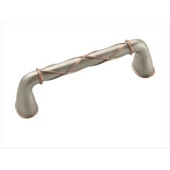 Lattice Pull 3-3/4 inch Center to Center Weathered Nickel Copper Lattice Pull 3-3/4 inch Center to Center Weathered Nickel Copper
