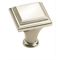 Manor 1 Inch Diameter Polished Nickel Cabinet Knob Manor 1 Inch Diameter Polished Nickel Cabinet Knob