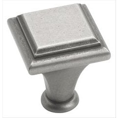Manor 1 Inch Diameter Weathered Nickel Cabinet Knob Manor 1 Inch Diameter Weathered Nickel Cabinet Knob