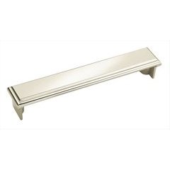 Manor 5-1/16 Inch Center to Center Polished Nickel Cabinet Cup Pull Manor 5-1/16 Inch Center to Center Polished Nickel Cabinet Cup Pull