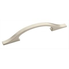 Conrad 3-3/4 Inch Center to Center Satin Nickel Cabinet Pull Conrad 3-3/4 Inch Center to Center Satin Nickel Cabinet Pull