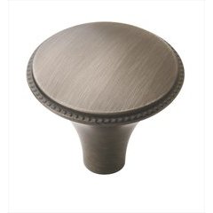 Atherly 1-3/16 Inch Diameter Antique Silver Cabinet Knob Atherly 1-3/16 Inch Diameter Antique Silver Cabinet Knob