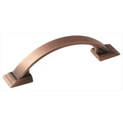 Candler 3 Inch Center to Center Brushed Copper Cabinet Pull Candler 3 Inch Center to Center Brushed Copper Cabinet Pull