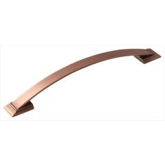 Candler 8 Inch Center to Center Brushed Copper Cabinet Pull Candler 8 Inch Center to Center Brushed Copper Cabinet Pull