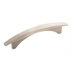 Essential'Z 3-3/4 Inch Center to Center Satin Nickel Cabinet Pull Essential'Z 3-3/4 Inch Center to Center Satin Nickel Cabinet Pull