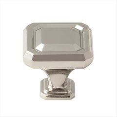 Wells 1-1/4 Inch Diameter Polished Nickel Cabinet Knob Wells 1-1/4 Inch Diameter Polished Nickel Cabinet Knob