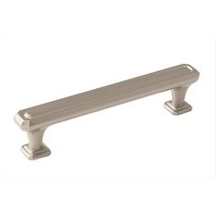 Wells 5-1/16 Inch Center to Center Satin Nickel Cabinet Pull Wells 5-1/16 Inch Center to Center Satin Nickel Cabinet Pull