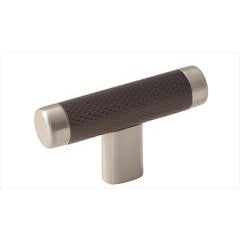 Esquire 2-5/8 Inch Diameter Oil Rubbed Bronze/Satin Nickel Cabinet Knob Esquire 2-5/8 Inch Diameter Oil Rubbed Bronze/Satin Nickel Cabinet Knob
