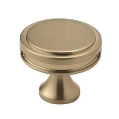 Oberon Knob 1-3/8 inch Diameter Golden Champagne Oberon Knob 1-3/8 inch Diameter Golden Champagne