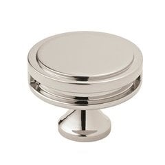 Oberon Knob 1-3/4 inch Diameter Polished Nickel Oberon Knob 1-3/4 inch Diameter Polished Nickel