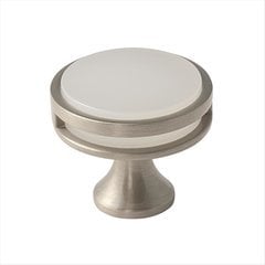 Oberon 1-3/8 Inch Diameter Golden Champagne/Frosted Acrylic Cabinet Knob Oberon 1-3/8 Inch Diameter Golden Champagne/Frosted Acrylic Cabinet Knob
