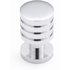 Contemporary 0.55 Inch Diameter Knobs with Chrome Finish Contemporary 0.55 Inch Diameter Knobs with Chrome Finish