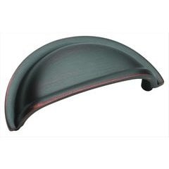Solid Brass 3 Inch Center to Center Oil Rubbed Bronze Cabinet Cup Pull Solid Brass 3 Inch Center to Center Oil Rubbed Bronze Cabinet Cup Pull