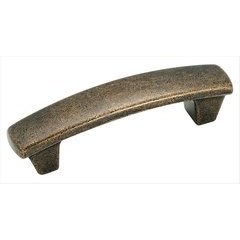 Forgings 3 Inch Center to Center Rustic Brass Cabinet Pull Forgings 3 Inch Center to Center Rustic Brass Cabinet Pull