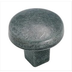 Forgings 1-1/4 Inch Diameter Wrought Iron Cabinet Knob Forgings 1-1/4 Inch Diameter Wrought Iron Cabinet Knob