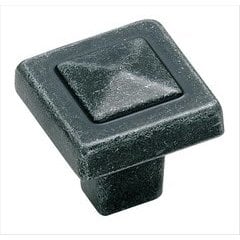 Forgings 1-1/8 Inch Diameter Wrought Iron Cabinet Knob Forgings 1-1/8 Inch Diameter Wrought Iron Cabinet Knob