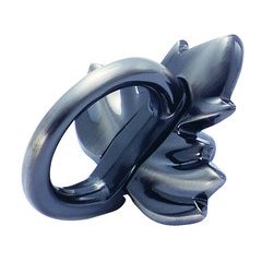 Natures Splendor 1-3/4 Inch Diameter Pewter Cabinet Ring Pull Natures Splendor 1-3/4 Inch Diameter Pewter Cabinet Ring Pull