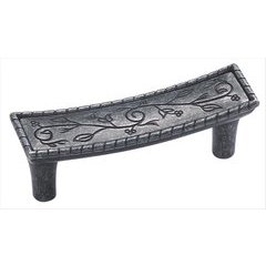 Vineyard 3 Inch Center to Center Wrought Iron Dark Cabinet Pull Vineyard 3 Inch Center to Center Wrought Iron Dark Cabinet Pull