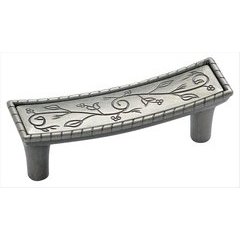 Vineyard 3 Inch Center to Center Weathered Nickel Cabinet Pull Vineyard 3 Inch Center to Center Weathered Nickel Cabinet Pull