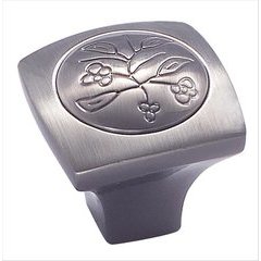 Vineyard 1-1/8 Inch Diameter Pewter Cabinet Knob Vineyard 1-1/8 Inch Diameter Pewter Cabinet Knob