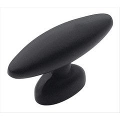 Basic Metals 1-1/2 Inch Length Flat Black Cabinet Knob Basic Metals 1-1/2 Inch Length Flat Black Cabinet Knob