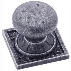 Ambrosia 1-1/4 Inch Diameter Wrought Iron Dark Cabinet Knob Ambrosia 1-1/4 Inch Diameter Wrought Iron Dark Cabinet Knob