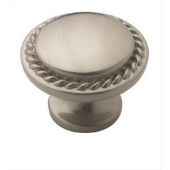 Allison Value Hardware 1-1/8 Inch Diameter Satin Nickel Cabinet Knob Allison Value Hardware 1-1/8 Inch Diameter Satin Nickel Cabinet Knob