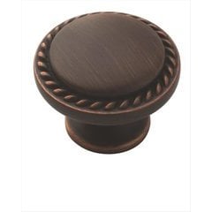 Allison Value Hardware 1-1/8 Inch Diameter Oil Rubbed Bronze Cabinet Knob Allison Value Hardware 1-1/8 Inch Diameter Oil Rubbed Bronze Cabinet Knob