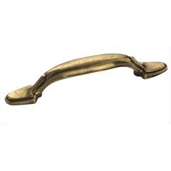 Allison Value Hardware 3 Inch Center to Center Burnished Brass Cabinet Pull Allison Value Hardware 3 Inch Center to Center Burnished Brass Cabinet Pull