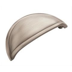 Cup Pulls 3-3/8 Inch Length Antique Silver Cabinet Cup Pull Cup Pulls 3-3/8 Inch Length Antique Silver Cabinet Cup Pull