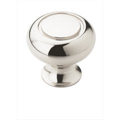 Metal Finishes 1-1/4 Inch Diameter Polished Chrome Cabinet Knob Metal Finishes 1-1/4 Inch Diameter Polished Chrome Cabinet Knob