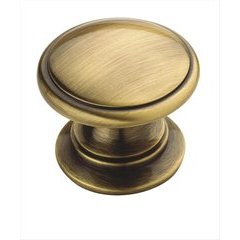 Allison Value Hardware 1-1/4 Inch Diameter Elegant Brass Cabinet Knob Allison Value Hardware 1-1/4 Inch Diameter Elegant Brass Cabinet Knob