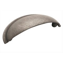 Allison Value Hardware 2-1/2 Inch Center to Center Weathered Nickel Cabinet Cup Pull Allison Value Hardware 2-1/2 Inch Center to Center Weathered Nickel Cabinet Cup Pull