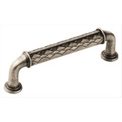 Padma 3-3/4 Inch Center to Center Aged Pewter Cabinet Pull Padma 3-3/4 Inch Center to Center Aged Pewter Cabinet Pull